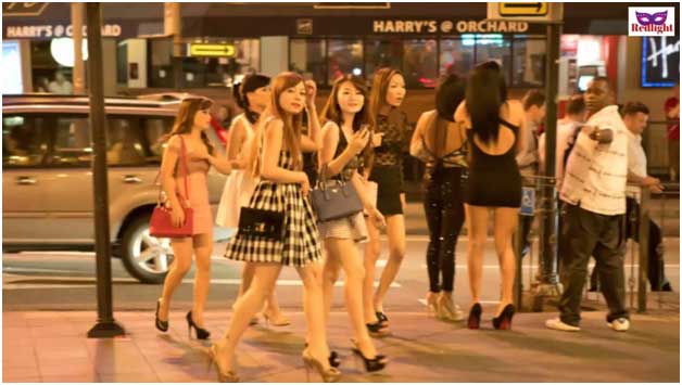 Hot Russian Chicks on Orchard Road